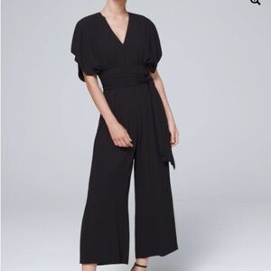 White House Black Market Black Jumpsuit